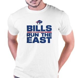 Buffalo Bills 2023 Champions Run The East Logo Shirt